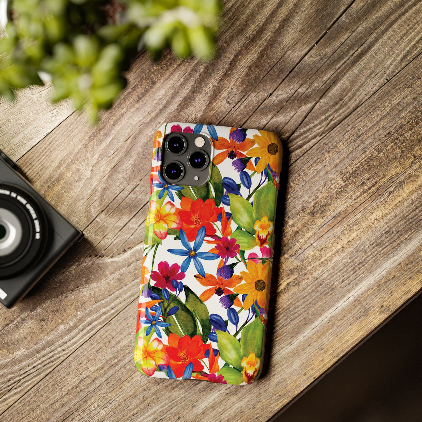 Slim Spring Flowers Gift for Her Cute Phone Cases for Iphone 16 Pro Max | iPhone 15 Case | iPhone 15 Pro Max Case, Iphone 14, 13, 12, 11, 10, 8, 7 - Studio40ParkLane