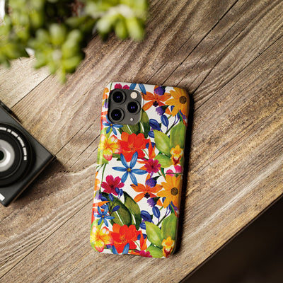 Slim Spring Flowers Gift for Her Cute Phone Cases for Iphone 16 Pro Max | iPhone 15 Case | iPhone 15 Pro Max Case, Iphone 14, 13, 12, 11, 10, 8, 7 - Studio40ParkLane