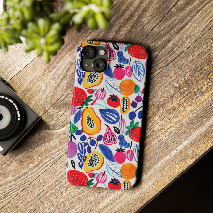 Slim Summer Fruit Cute Phone Case for Iphone 17 | iPhone 16 Case | iPhone 15 Pro Max, Iphone 14, Iphone 14 Pro Max, Iphone 13, Gift for Her