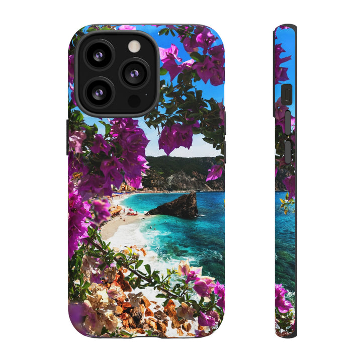 Impact Resistant, Bougainvillea Seaview, Cute Phone Cases for Samsung S24, S23, S22, S21, IPhone 15 pro Iphone 14 pro Iphone 13 IPhone 12 Iphone 11 - Studio40ParkLane