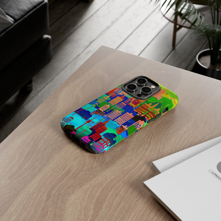 Cute Samsung Case | Cool Iphone Case | Summer City Skyline, Samsung S24, S23, S22, S21, IPhone 15 Case | Iphone 14 Case, Iphone 13 Case - Studio40ParkLane