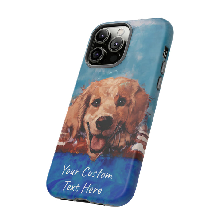 Personalize this Cute IPhone Case | Golden Retriever Dog iPhone Case, iPhone 15 Case | iPhone 15 Case, Iphone 14 Case, Iphone 14 Pro Max Case - Studio40ParkLane