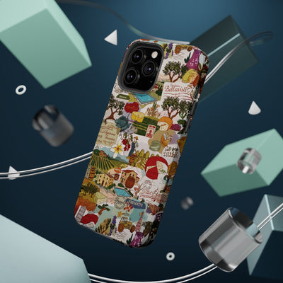 Italy Tuscany Coquette Collage Tough Magsafe Cute Phone Cases for Iphone | iPhone 17 Pro Max Case, Iphone 16, Iphone 15 14 13 12 11 10 9 - Studio40ParkLane