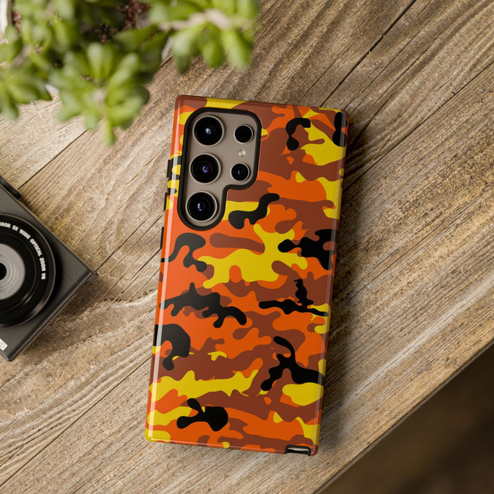 Impact Resistant, Fall camo Camouflage, Cute Phone Cases for Samsung S24, S23, S22, S21, IPhone 15 pro Iphone 14 pro Iphone 13 IPhone 12 Iphone 11 - Studio40ParkLane