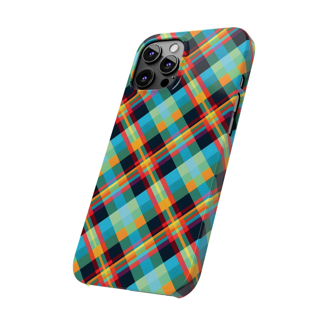Slim Checkered Plaid Gift for Her Cute Phone Cases for Iphone 16 Pro Max | iPhone 15 Case | iPhone 15 Pro Max Case, Iphone 14, 13, 12, 11, 10, 8, 7 - Studio40ParkLane