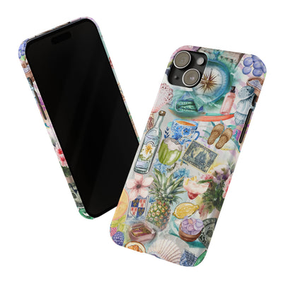 Slim Travel Coquette Collage Slim Cute Phone Cases for Iphone  | iPhone 15 Case | iPhone 15 Pro Max Case, Iphone 14, Iphone 14 Pro Max, Iphone 13