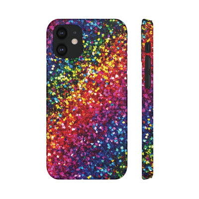 Snap Non-Glitter Muted Color Play on "Faux" Glitter Effect Cute Phone Cases for Samsung and Iphone, 16, 15, 14, S24, S23, S22, S21, S20, Plus and Ultra