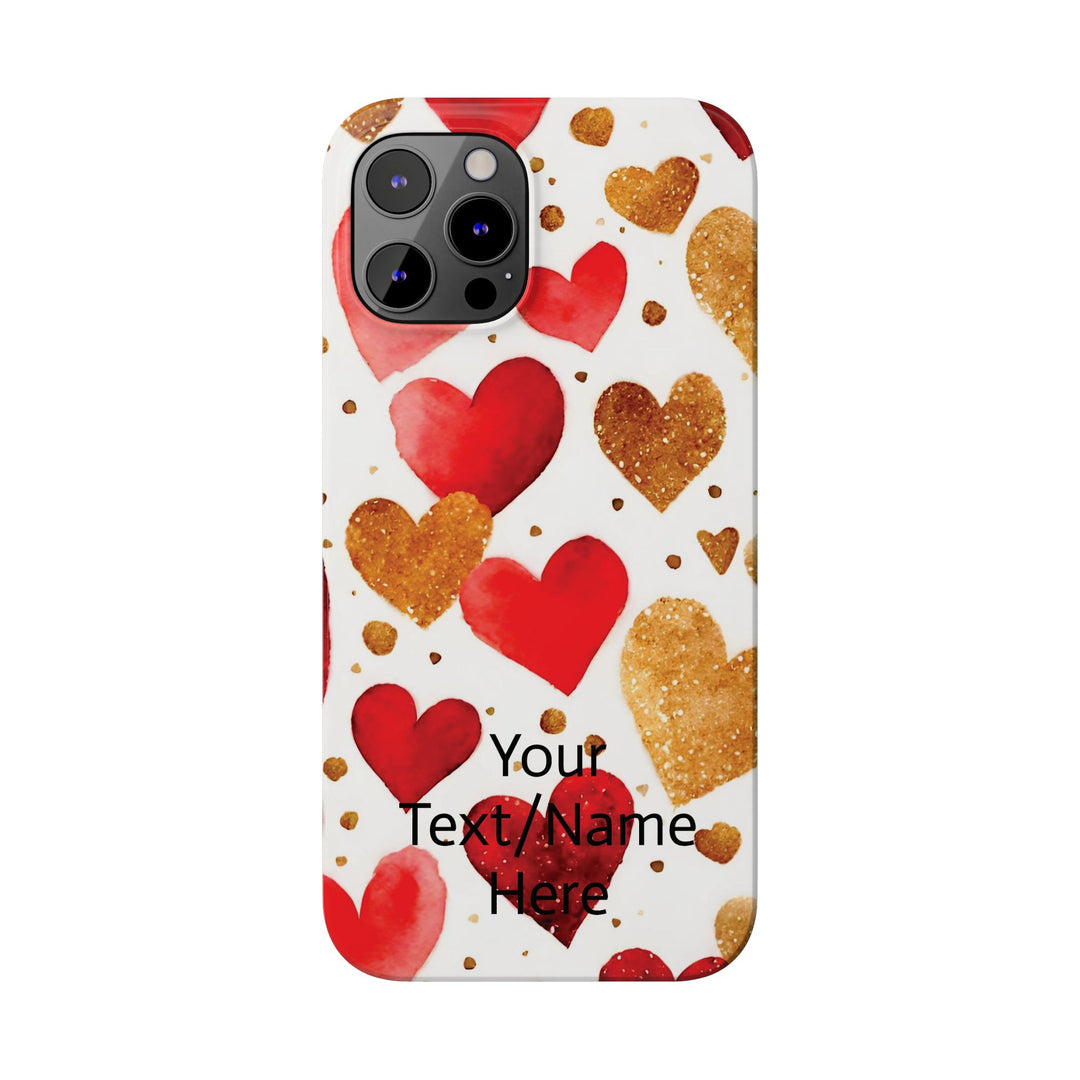 Slim Custom Personalized Valentine Love Gift for Her Cute Phone Cases for Iphone 16 Pro Max | iPhone 15 Case | iPhone 15 Pro Max Case, Iphone 14 - Studio40ParkLane