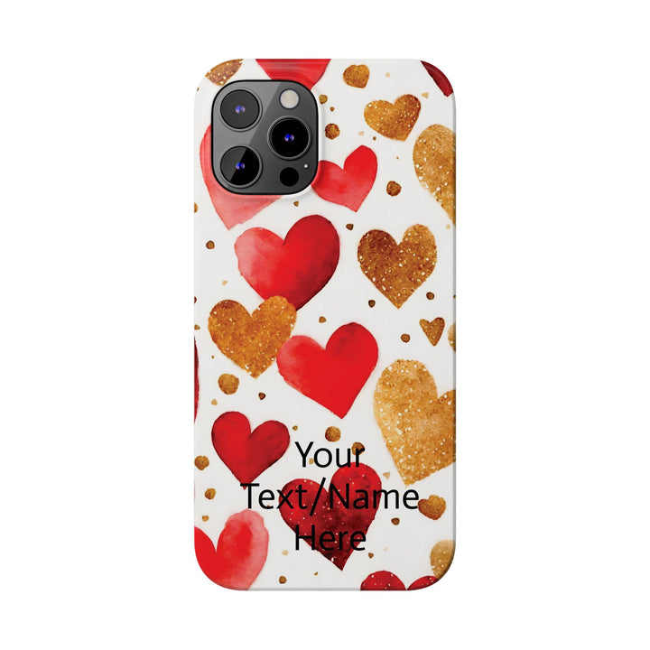 Slim Custom Personalized Valentine Love Gift for Her Cute Phone Cases for Iphone 16 Pro Max | iPhone 15 Case | iPhone 15 Pro Max Case, Iphone 14 - Studio40ParkLane