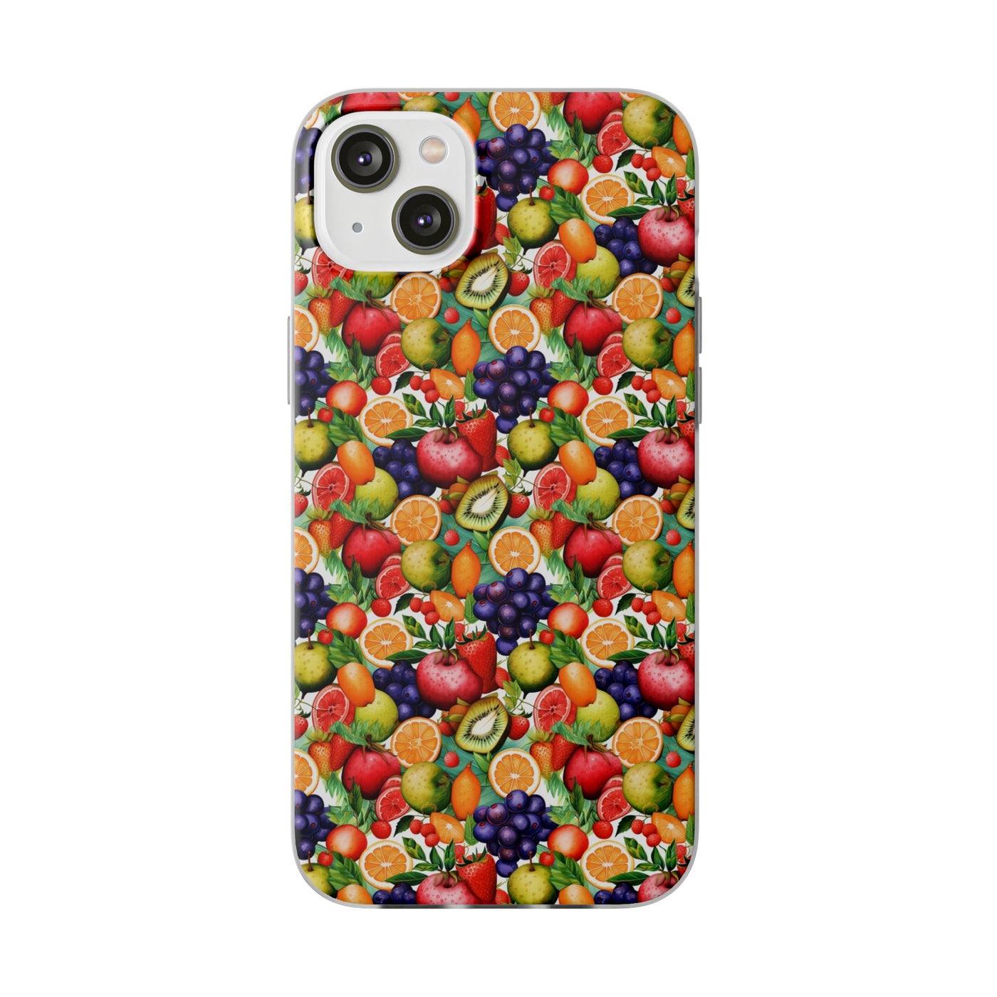 Cute Flexi Phone Cases, Summer Fruit Mix, Compatible with Samsung Galaxy S23, Samsung S22, Samsung S21, Samsung S20, Galaxy S20 Ultra