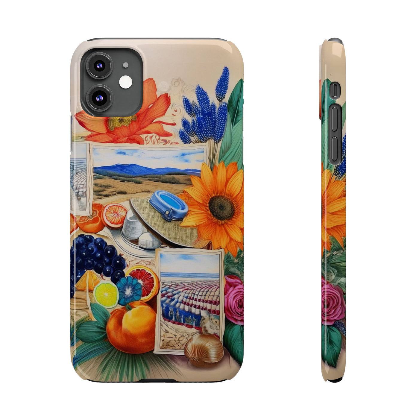 Slim Trendy Fall Coquette Collage Gift for Her Cute Phone Cases for Iphone 16 Cases | iPhone 15 Case | iPhone 15 Pro Max Case, Iphone 14 Case, Iphone 13, Slim