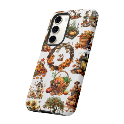 Impact Resistant, Fall Leaves Collage, Cute Phone Cases for Samsung S24, S23, S22, S21, IPhone 15 pro Iphone 14 pro Iphone 13 IPhone 12 Iphone 11