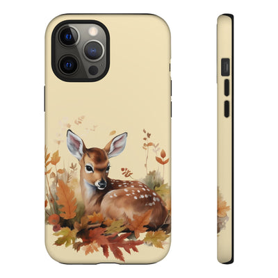 Autumn Fall Deer Gift for Her Cute Phone Case for, Samsung Galaxy S24, S23, S22, S21, IPhone 16 Case | Iphone 15, Iphone 14, IPhone 13 Case