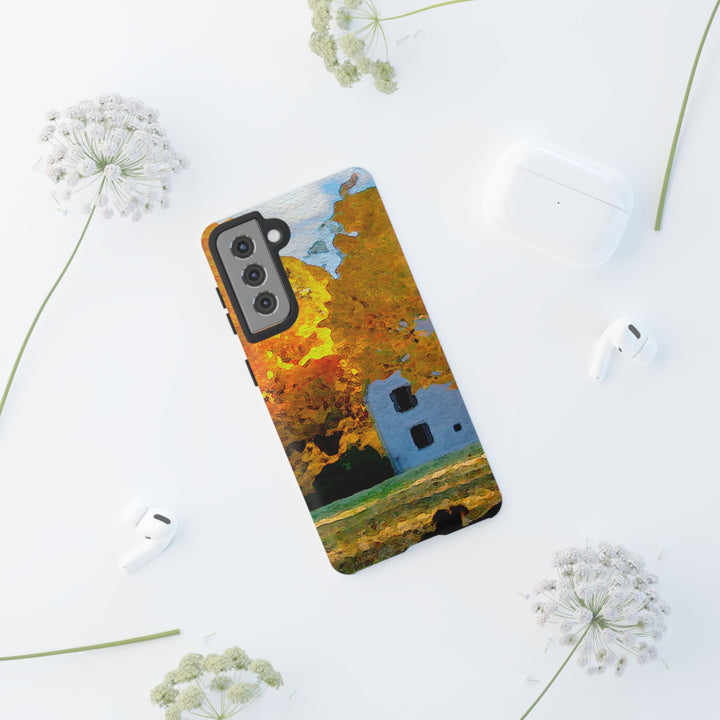 Impact Resistant, Fall Leaves Watercolor, Cute Phone Cases for Samsung S24, S23, S22, S21, IPhone 15 pro Iphone 14 pro Iphone 13 IPhone 12 Iphone 11 - Studio40ParkLane