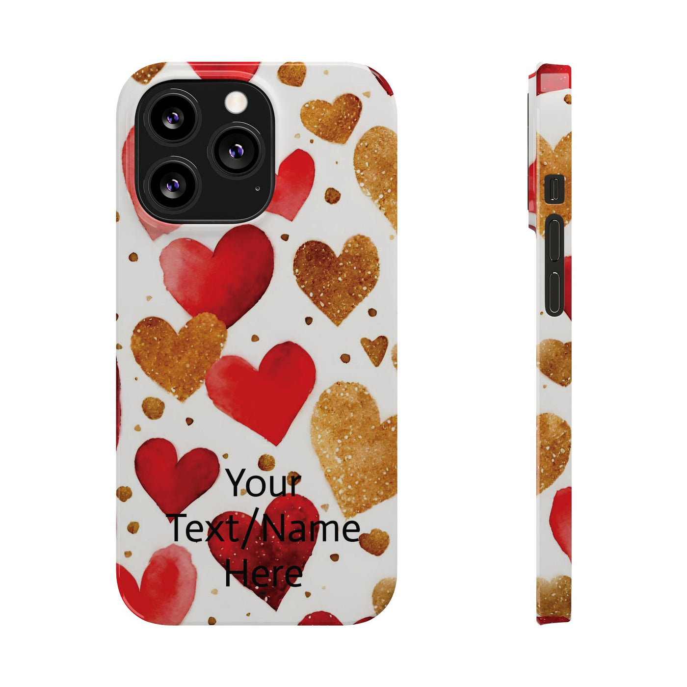 Slim Custom Personalized Valentine Love Gift for Her Cute Phone Cases for Iphone 16 Pro Max | iPhone 15 Case | iPhone 15 Pro Max Case, Iphone 14