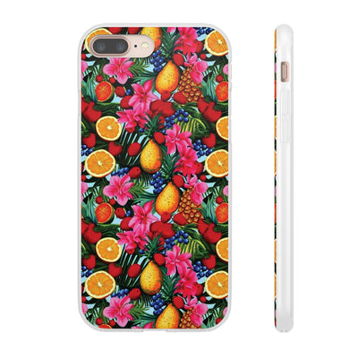 Cute Flexi Phone Cases, For Iphones and Samsung Galaxy Phones, Summer Mixed Fruit, Galaxy S23 Phone Case, Samsung S22 Case, Samsung S21, Iphone 15, Iphone 14, Iphone 13