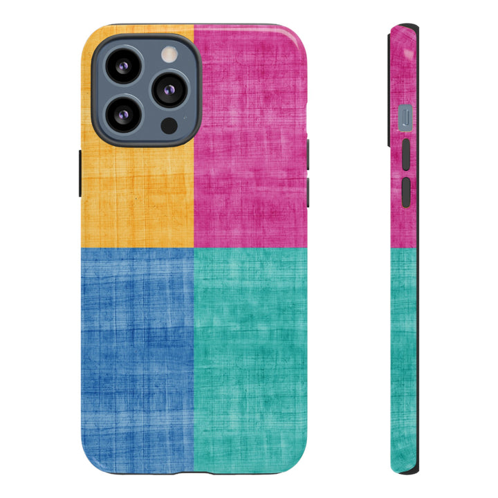 Impact Resistant, Colored Shapes, Cute Phone Cases for Samsung S24, S23, S22, S21, IPhone 15 pro Iphone 14 pro Iphone 13 IPhone 12 Iphone 11 - Studio40ParkLane
