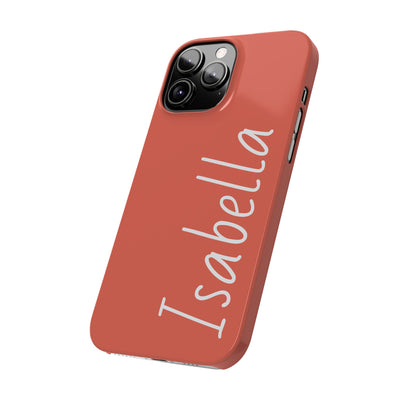 Personalized Initial Name Custom Slim Phone Cases for Iphone 16 Pro Max | iPhone 15 Case | iPhone 15 Pro Max Case, Iphone 14, 13, 12, 11, 10, 8, 7 - Studio40ParkLane