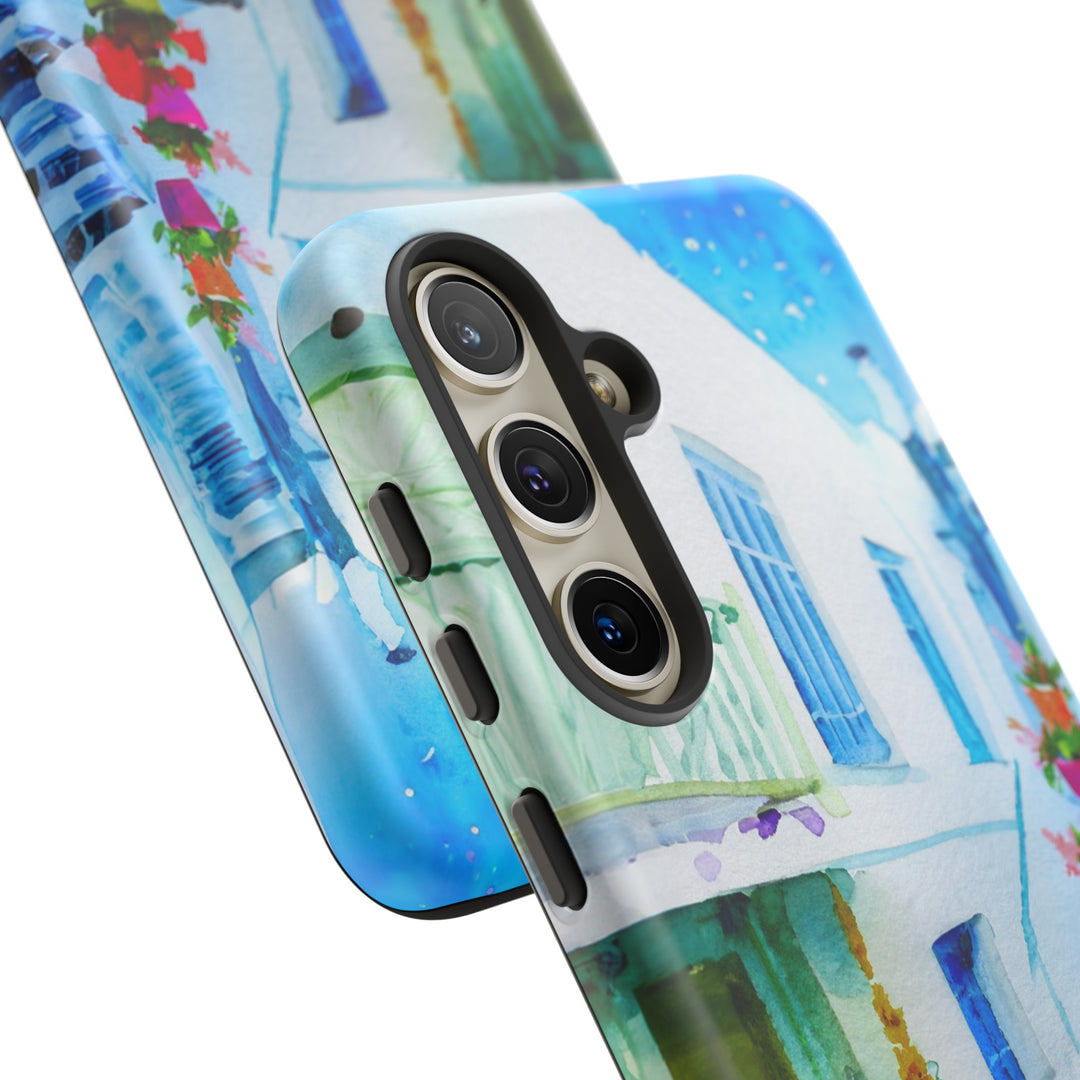 Impact Resistant, Greece House, Cute Phone Cases for Samsung S24, S23, S22, S21, IPhone 15 pro Iphone 14 pro Iphone 13 IPhone 12 Iphone 11 - Studio40ParkLane