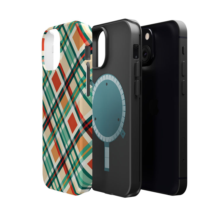 Checkered Plaid Magsafe Gift for Her Cute Phone Case for Iphone, | iPhone 16 | iPhone 15 Pro Max, Iphone 14 Pro Max, 13 12 11 10 9 8 7 - Studio40ParkLane
