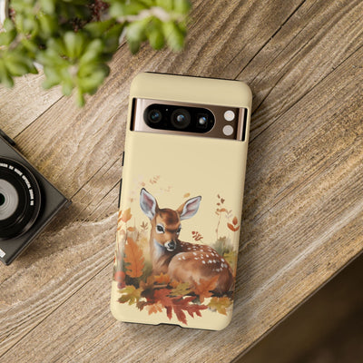 Autumn Fall Deer Gift for Her Cute Phone Case for, Samsung Galaxy S24, S23, S22, S21, IPhone 16 Case | Iphone 15, Iphone 14, IPhone 13 Case