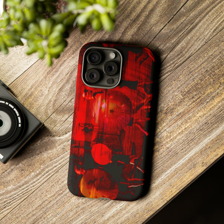 Cute IPhone Case | iPhone 15 Case | iPhone 15 Pro Max Case, Iphone 14 Case, Iphone 14 Pro Max Case IPhone Case for Art Lovers, Sunset Dance Red - Studio40ParkLane