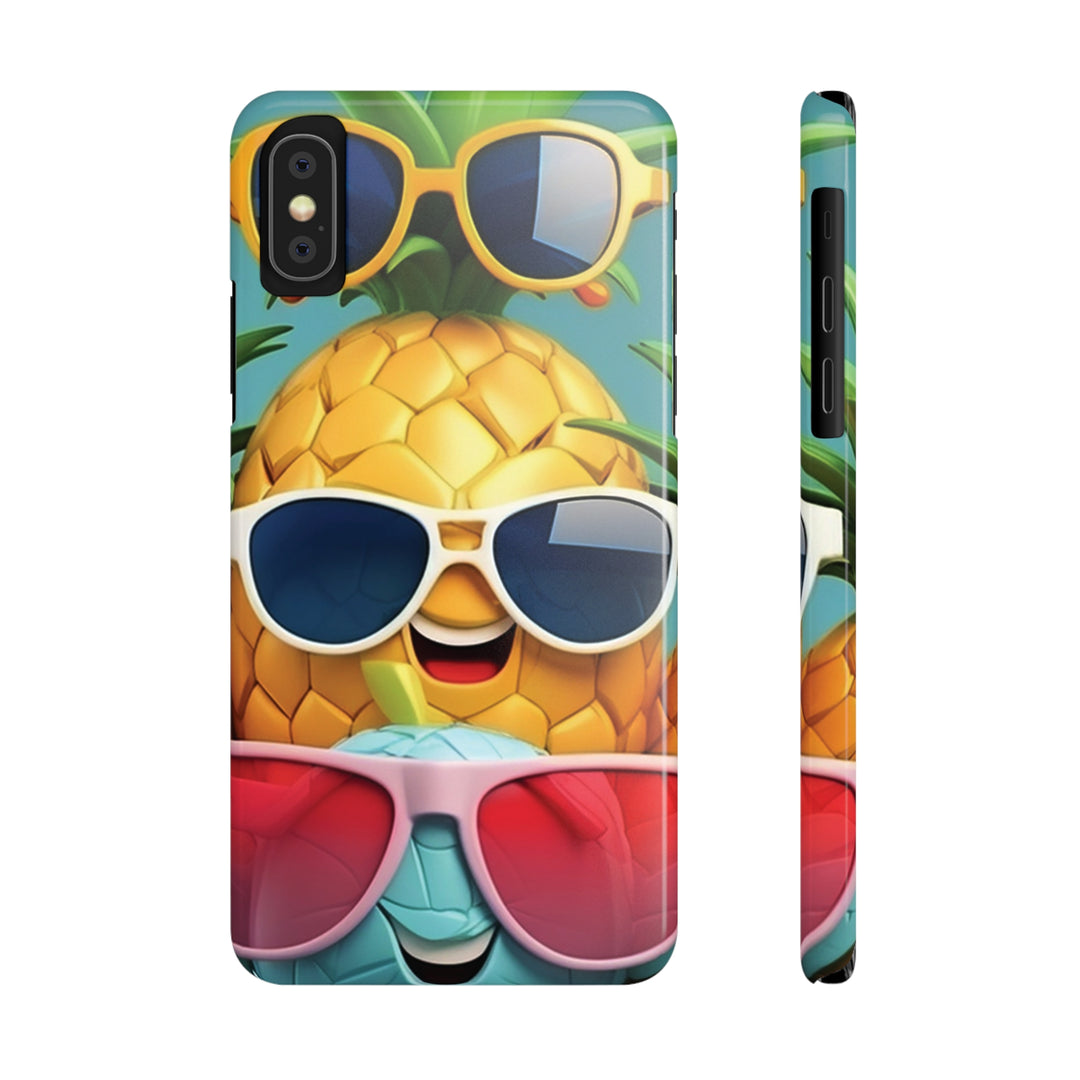 Slim Cute Phone Cases for Iphone - | iPhone 15 Case | iPhone 15 Pro Max Case, Iphone 14 Case, Iphone 14 Pro Max, Iphone 13, Summer Pineapple Fruit - Studio40ParkLane