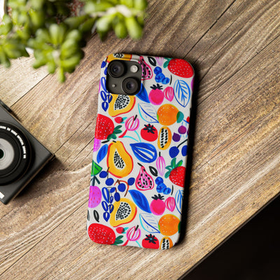 Slim Summer Fruit Cute Phone Cases for Iphone 16 Case | iPhone 15 Case | iPhone 15 Pro Max Case, Iphone 14, Iphone 14 Pro Max, Iphone 13