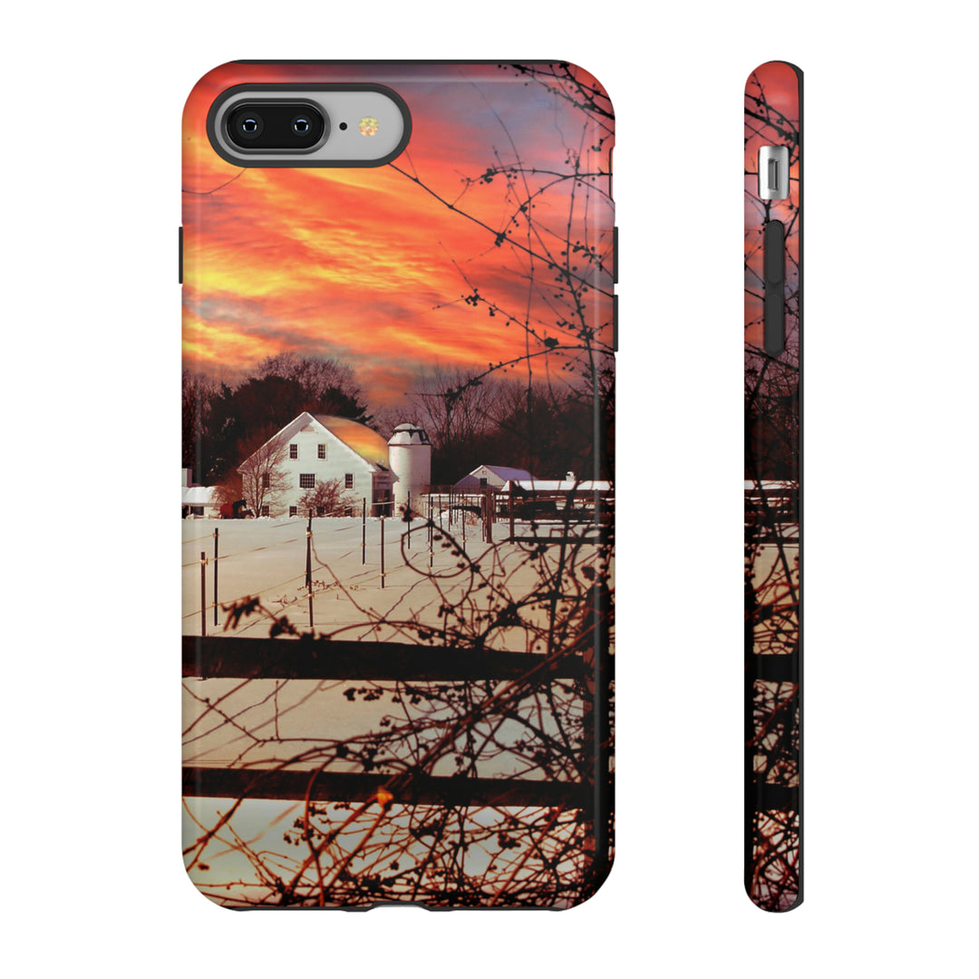 Cool Phone Case | Winter Sunset, For iPhone 15 Case | iPhone 15 Pro Case, Iphone 14 Case, Iphone 14 Pro Max Case, Protective Iphone Case - Studio40ParkLane