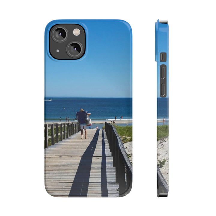Slim Cute Phone Cases for Iphone - | iPhone 15 Case | iPhone 15 Pro Max Case, Iphone 14 Case, Iphone 14 Pro Max, Iphone 13, Summer Beach Walk - Studio40ParkLane