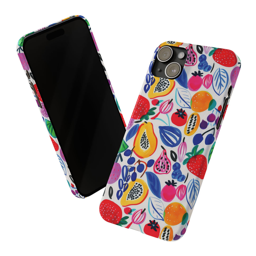 Slim Summer Fruit Cute Phone Case for Iphone 17 | iPhone 16 Case | iPhone 15 Pro Max, Iphone 14, Iphone 14 Pro Max, Iphone 13, Gift for Her