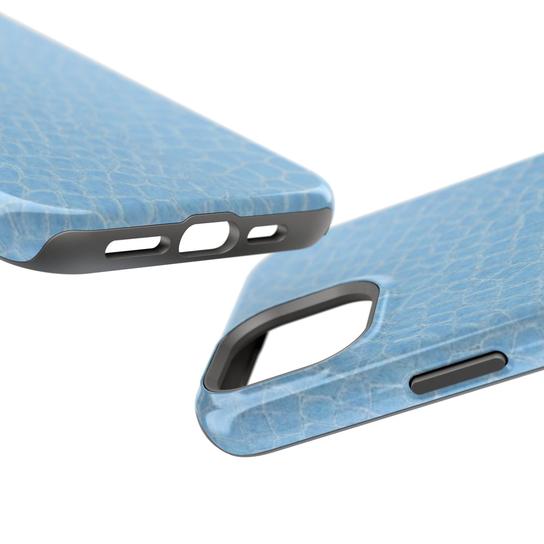 Non Leather Blue Color Pattern Magsafe Cute Phone Case for Iphone Gift for Her, | iPhone 15 Case | iPhone 15 Pro Max Case, Iphone 14, Iphone 14 Pro Max, Iphone 13, Iphone 16 - Studio40ParkLane