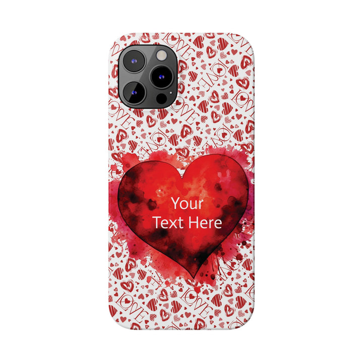 Slim Cute Phone Cases for Iphone - | iPhone 15 Case | iPhone 15 Pro Max Case, Iphone 14 Case, Iphone 14 Pro Max, Iphone 13, Valentine Hearts Love - Studio40ParkLane