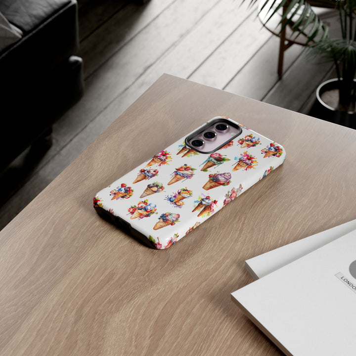 Impact Resistant, Summer Icecream, Cute Phone Cases for Samsung S24, S23, S22, S21, IPhone 15 pro, Iphone 14 pro, Iphone 13 IPhone 12, Iphone 11 - Studio40ParkLane
