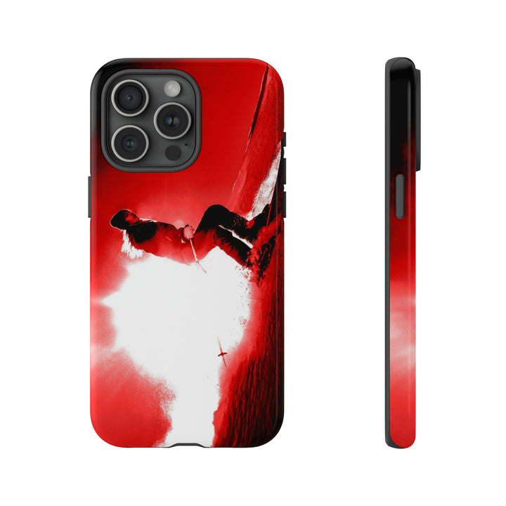 Cute IPhone Case | iPhone 15 Case | iPhone 15 Pro Max Case, Iphone 14 Case, Iphone 14 Pro Max Case IPhone Case for Art Lovers - Red Skier - Studio40ParkLane