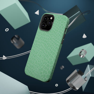 Non Leather Mint Color Pattern Magsafe Cute Phone Case for Iphone Gift for Her, | iPhone 15 Case | iPhone 15 Pro Max Case, Iphone 14, Iphone 14 Pro Max, Iphone 13, Iphone 16 - Studio40ParkLane