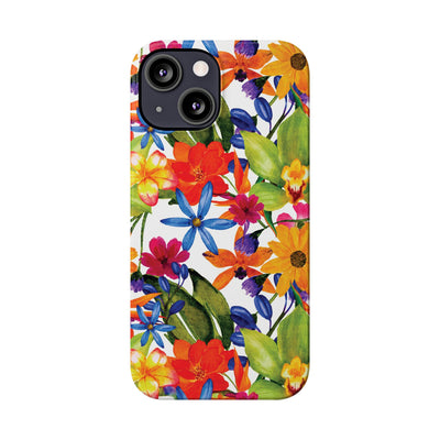 Slim Spring Flowers Gift for Her Cute Phone Cases for Iphone 16 Pro Max | iPhone 15 Case | iPhone 15 Pro Max Case, Iphone 14, 13, 12, 11, 10, 8, 7 - Studio40ParkLane