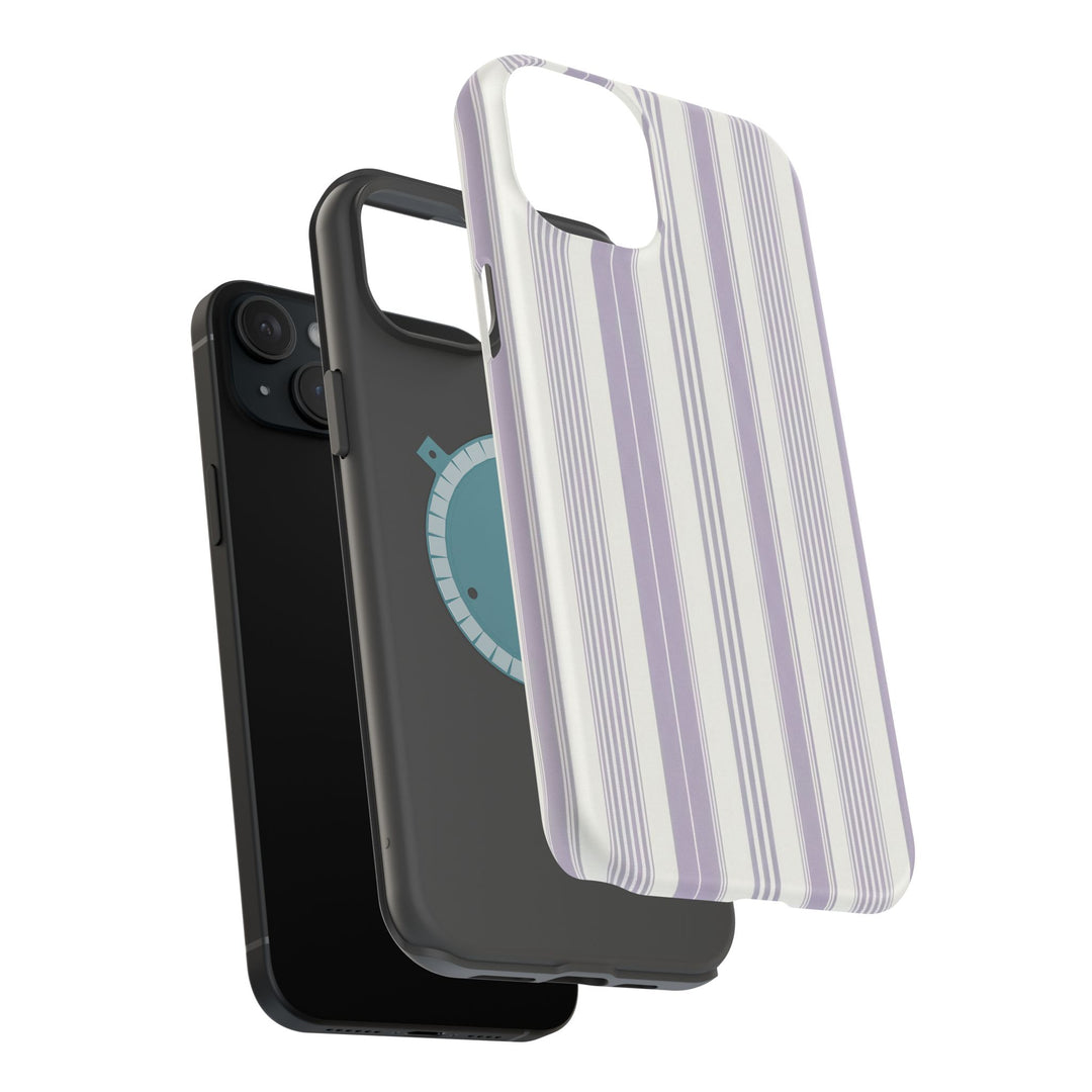 MagSafe Cute Phone Case, Coastal Striped Phone Case for iPhone 17 16 15 14 13 12 Pro Max, Samsung S25 S24 S23 Ultra case