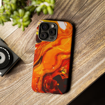 Impact Resistant, Fall Colors Marble, Cute Phone Cases for Samsung S24, S23, S22, S21, IPhone 15 pro Iphone 14 pro Iphone 13 IPhone 12 Iphone 11