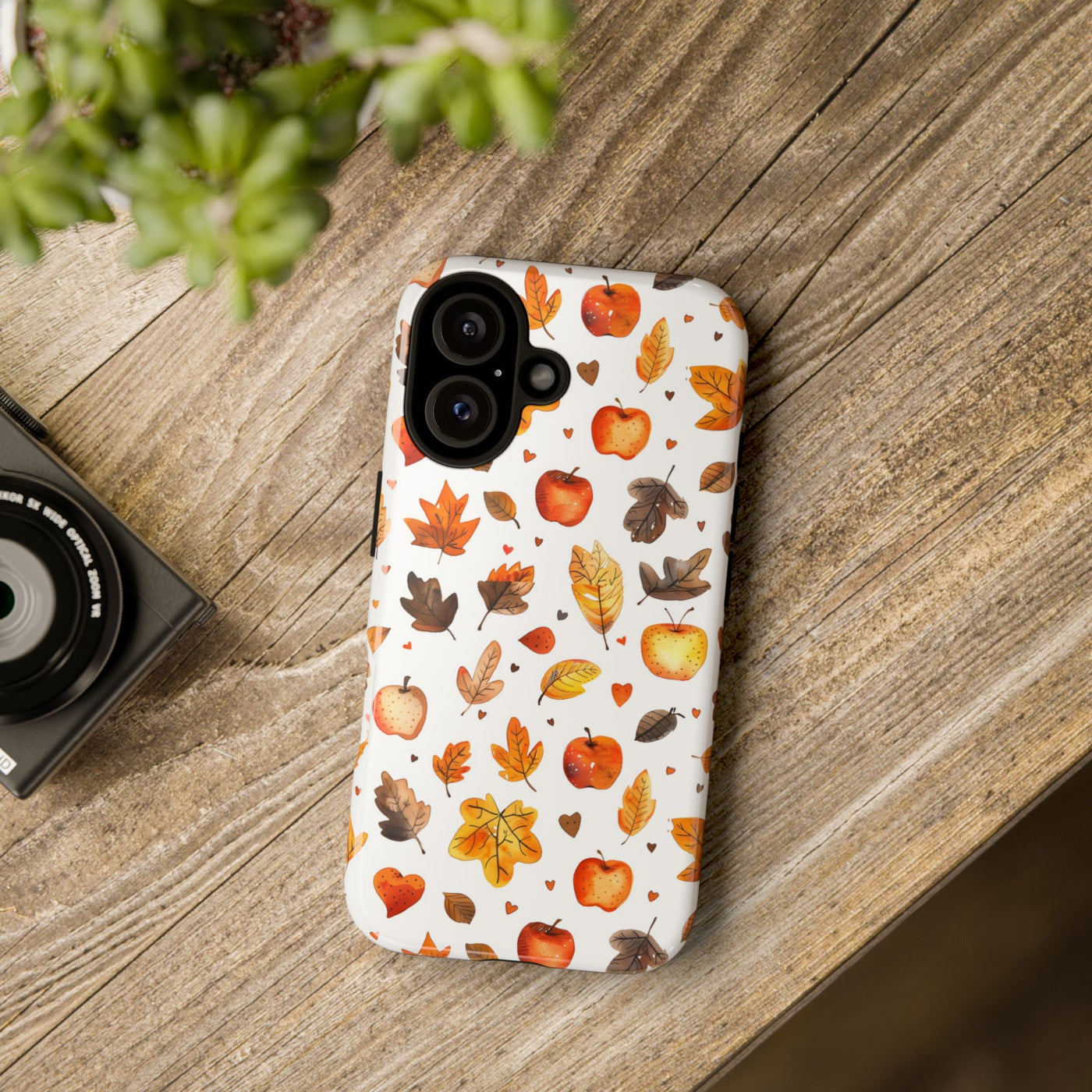 Autumn Fall Leaves Gift for Her Cute Phone Case for, Samsung Galaxy S24, S23, S22, S21, IPhone 16 Case | Iphone 15, Iphone 14, IPhone 13 Case