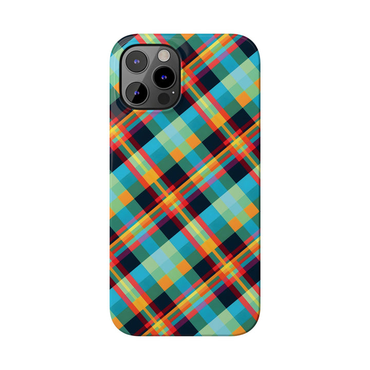 Slim Checkered Plaid Gift for Her Cute Phone Cases for Iphone 16 Pro Max | iPhone 15 Case | iPhone 15 Pro Max Case, Iphone 14, 13, 12, 11, 10, 8, 7 - Studio40ParkLane