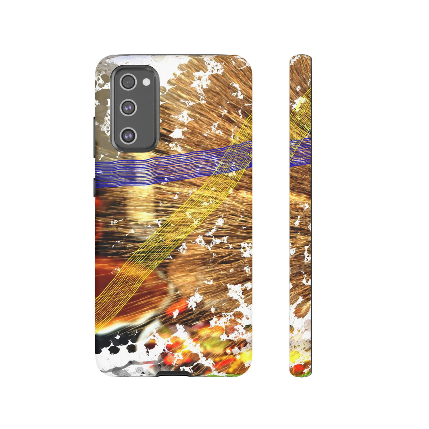 Impact Resistant, Pecan Pie Abstract, Cute Phone Cases for Samsung S24, S23, S22, S21, IPhone 15 pro Iphone 14 pro Iphone 13 IPhone 12 Iphone 11