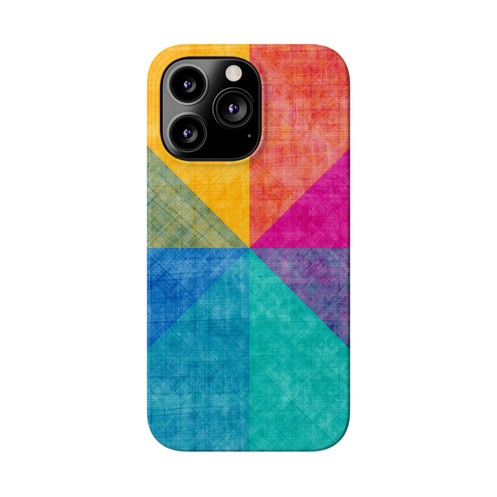 Slim Cute Phone Cases for Iphone | iPhone 15 Case | iPhone 15 Pro Max Case, Iphone 14, Iphone 14 Pro Max, Iphone 13, Abstract Colored Shapes - Studio40ParkLane