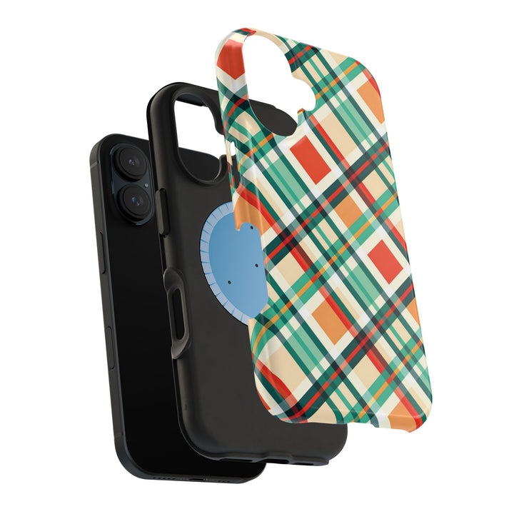 Checkered Plaid Magsafe Gift for Her Cute Phone Case for Iphone, | iPhone 16 | iPhone 15 Pro Max, Iphone 14 Pro Max, 13 12 11 10 9 8 7 - Studio40ParkLane