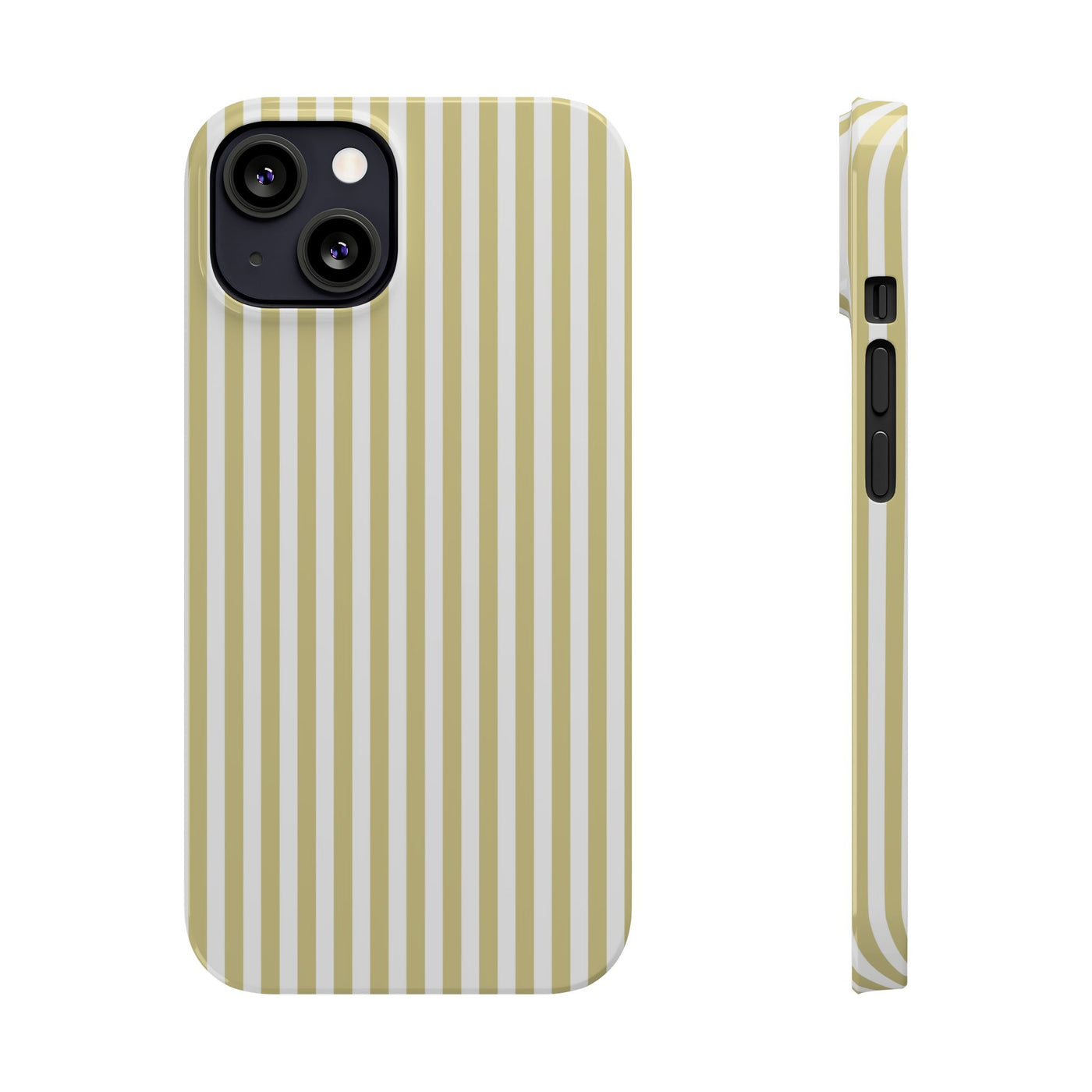 Slim Soft Yellow Striped Cute Phone Case for Iphone 16 - | iPhone 15 Pro Max Case | iPhone 14 Case Iphone 13 12 11 10 9 8 7 XS Gift for Her - Studio40ParkLane