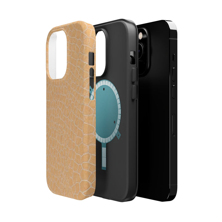 Non Leather Beige Color Pattern Magsafe Cute Phone Case for Iphone Gift for Her, | iPhone 15 Case | iPhone 15 Pro Max Case, Iphone 14, Iphone 14 Pro Max, Iphone 13, Iphone 16 - Studio40ParkLane