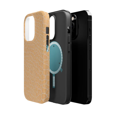 Non Leather Beige Color Pattern Magsafe Cute Phone Case for Iphone Gift for Her,  | iPhone 15 Case | iPhone 15 Pro Max Case, Iphone 14, Iphone 14 Pro Max, Iphone 13, Iphone 16