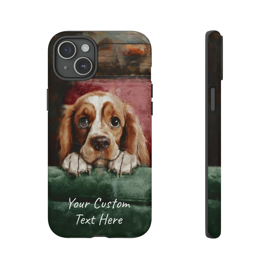 Personalize this Cute IPhone Case | Cocker Spaniel iPhone Case, iPhone 15 Case | iPhone 15 Case, Iphone 14 Case, Iphone 14 Pro Max Case - Studio40ParkLane