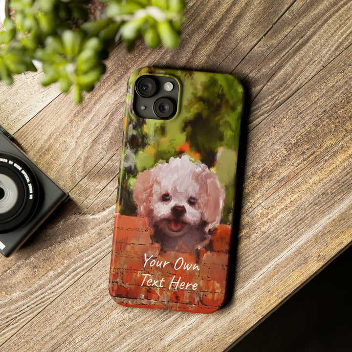 Slim Personalized Cute iPhone Cases - | iPhone 15 Case | iPhone 15 Pro Max Case, Iphone 14 Case, Iphone 14 Pro Max, Iphone 13, Bichon Frise Dog - Studio40ParkLane