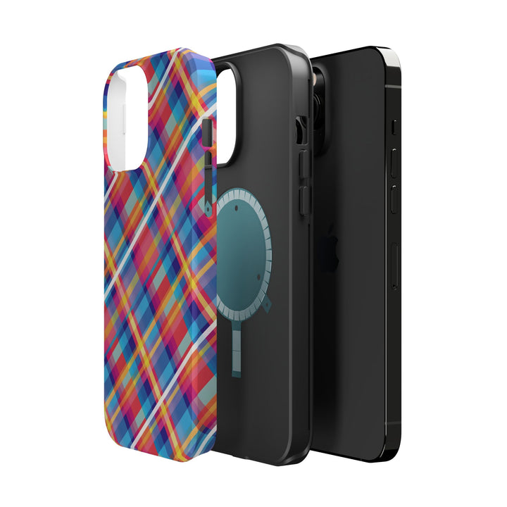 Checkered Plaid Magsafe Gift for Her Cute Phone Case for Iphone, | iPhone 16 | iPhone 15 Pro Max, Iphone 14 Pro Max, 13 12 11 10 9 8 7 - Studio40ParkLane
